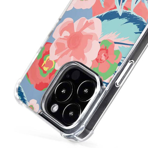 Pink Spring Flowers iPhone 16 Pro MagSafe Case