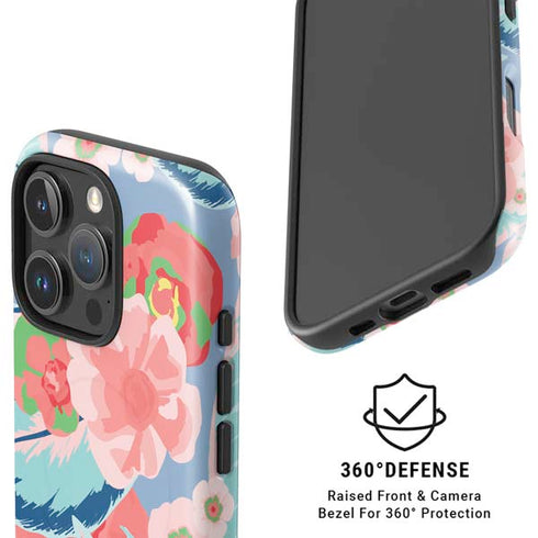 Pink Spring Flowers iPhone 16 Pro Magsafe Impact Case