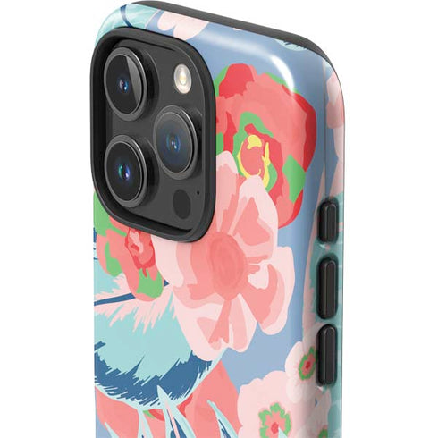 Pink Spring Flowers iPhone 16 Pro Max Impact Case
