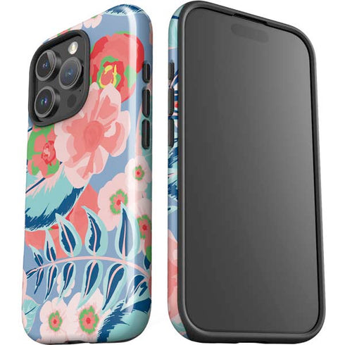 Pink Spring Flowers iPhone 16 Pro Max Impact Case