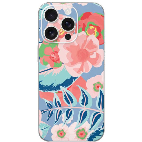 Pink Spring Flowers iPhone 16 Pro Skin