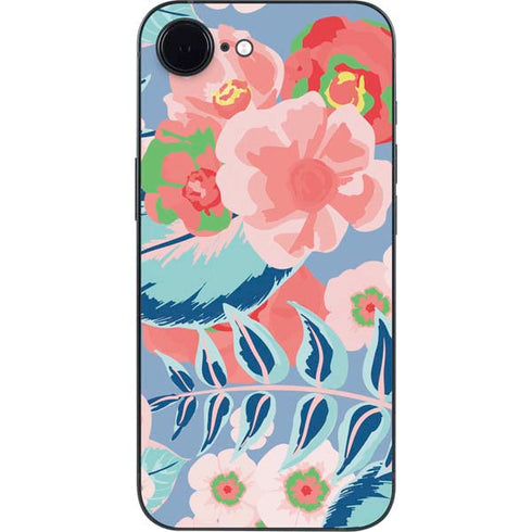 Pink Spring Flowers iPhone 16e Skin