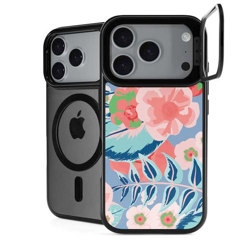 Pink Spring Flowers iPhone 18 Pro Kickstand Case