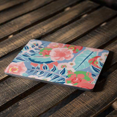 Pink Spring Flowers Apple MacBook Air Skin
