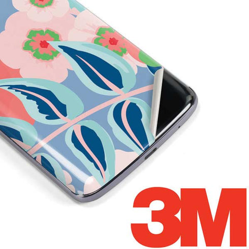 Pink Spring Flowers Moto E5 Plus Skin