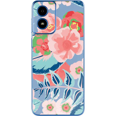 Pink Spring Flowers Moto G Play 4G (2024) Skin