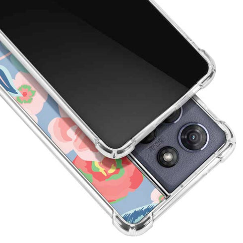 Pink Spring Flowers Moto G Power 5G (2025) Clear Case