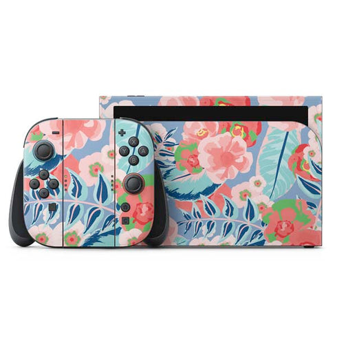 Pink Spring Flowers Nintendo Skins