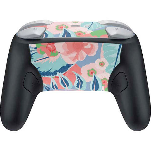 Pink Spring Flowers Nintendo Switch 2 (2025) Pro Controller Skin