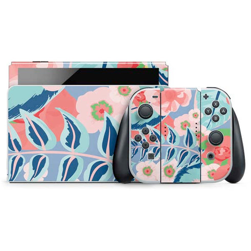 Pink Spring Flowers Nintendo Skins
