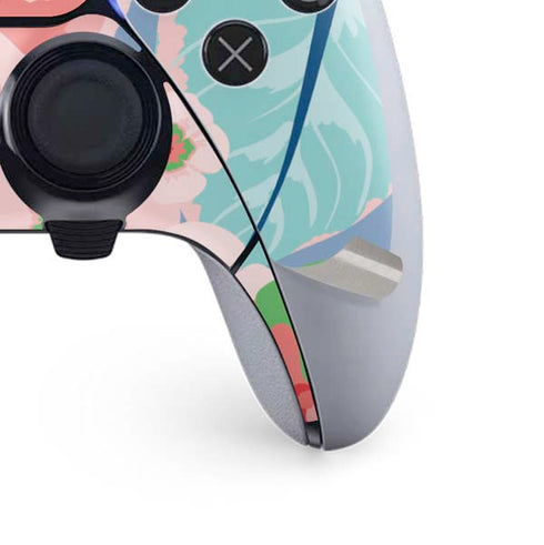 Pink Spring Flowers PS5 DualSense Edge Pro Controller Skin