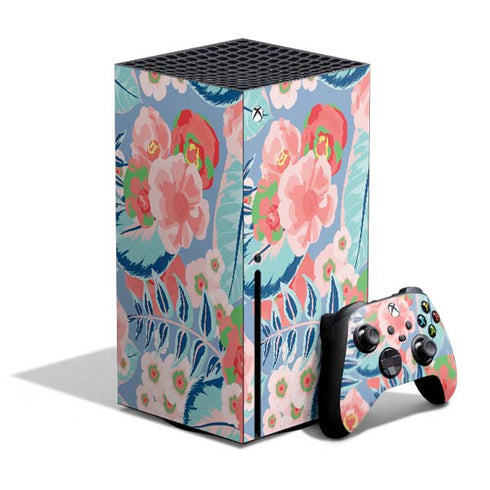 Pink Spring Flowers Xbox Series X Bundle Skin