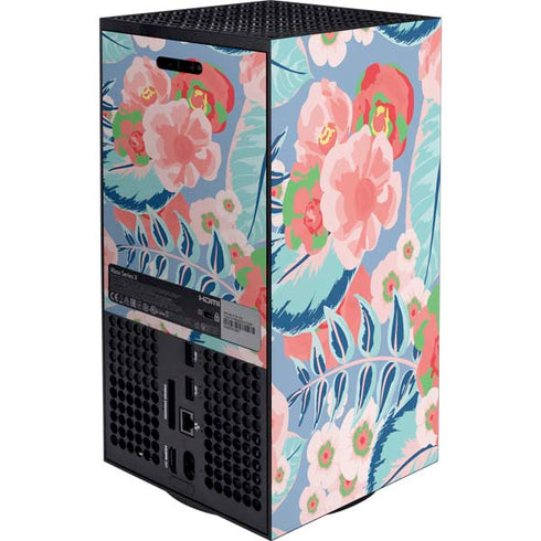 Pink Spring Flowers Xbox Series X Bundle Skin