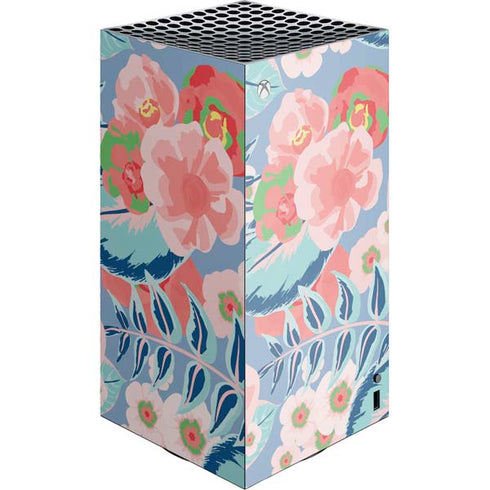 Pink Spring Flowers XBox Series X Digital Edition Console Skin