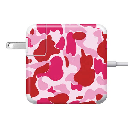 Pink Street Camo 85W Power Adapter (15 and 17 inch MacBook Pro Charger) Skin