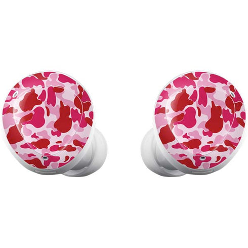 Pink Street Camo Galaxy Buds Plus Skin