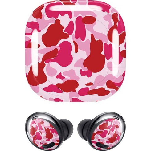 Pink Street Camo Galaxy Buds Pro Skin