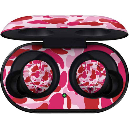 Pink Street Camo Galaxy Buds Skin