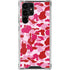 Pink Street Camo Galaxy S22 Ultra Clear Case