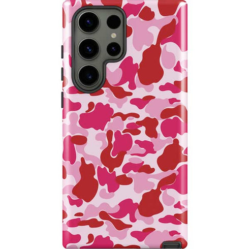 Pink Street Camo Galaxy S23 Ultra Pro Case