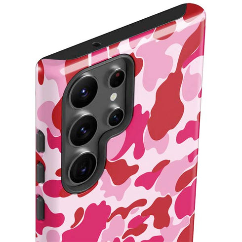 Pink Street Camo Galaxy S23 Ultra Pro Case