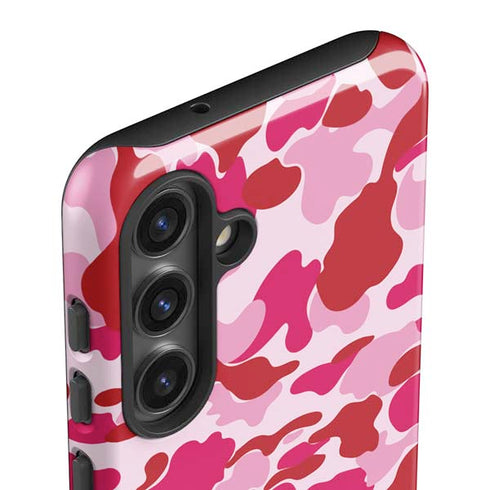 Pink Street Camo Galaxy S25 Impact Case