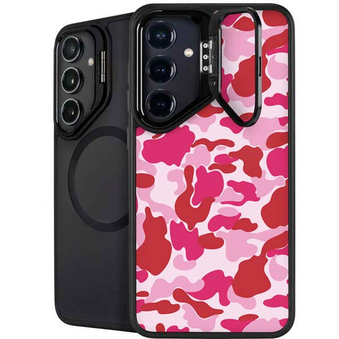 Pink Street Camo Galaxy S24 Kickstand Case