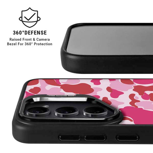Pink Street Camo Galaxy S24 Kickstand Case