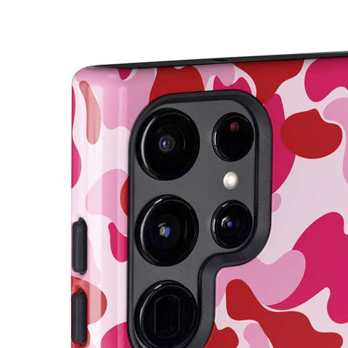 Pink Street Camo Galaxy S25 Ultra Impact Case