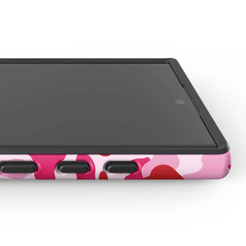 Pink Street Camo Galaxy S25 Ultra Impact Case