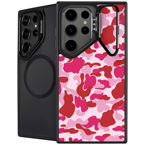 Pink Street Camo Galaxy Cases