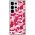 Pink Street Camo Galaxy S25 Ultra Clear Case