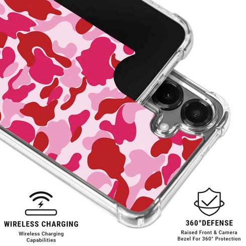 Pink Street Camo Galaxy S26 Plus Clear Case