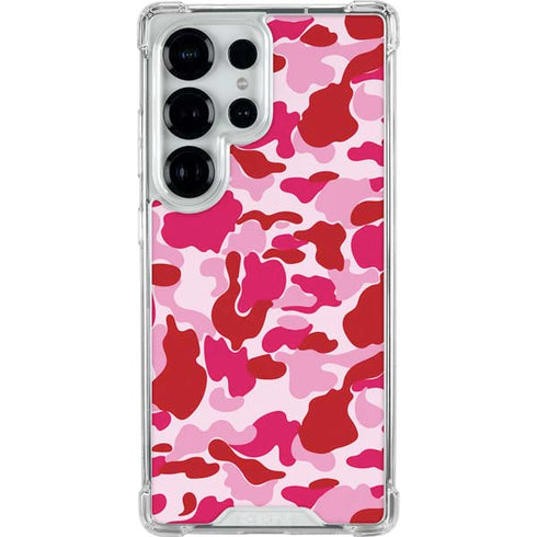 Pink Street Camo Galaxy S26 Ultra Clear Case