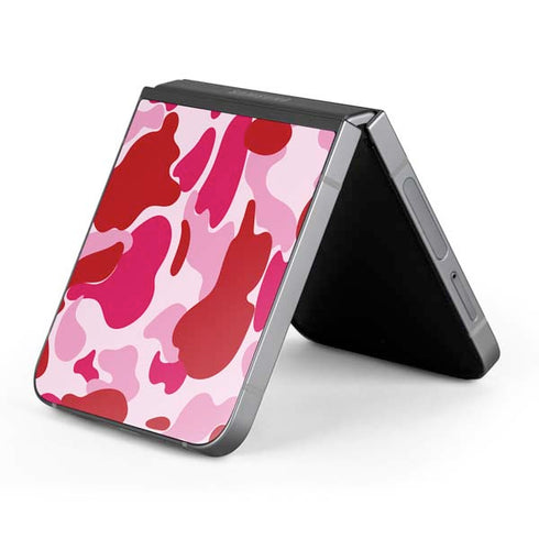 Pink Street Camo Galaxy Z Flip6 Skin
