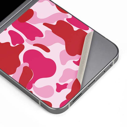 Pink Street Camo Galaxy Z Flip6 Skin