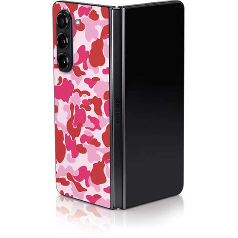 Pink Street Camo Galaxy Z Fold5 5G Skin