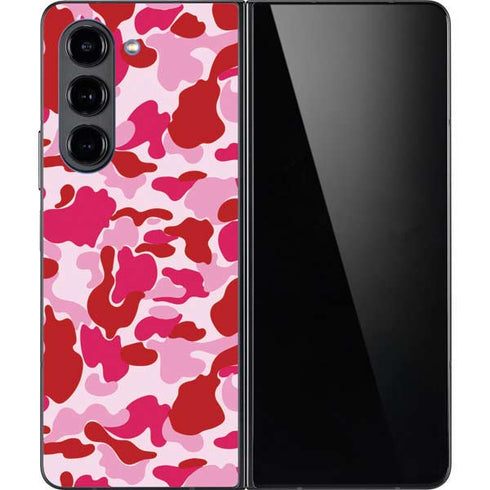 Pink Street Camo Galaxy Z Fold5 5G Skin