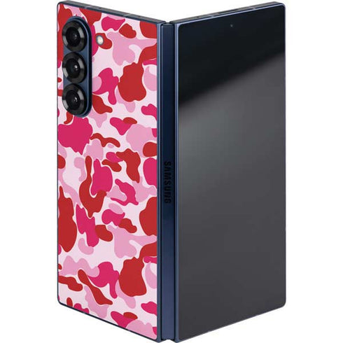 Pink Street Camo Galaxy Z Fold6 Skin