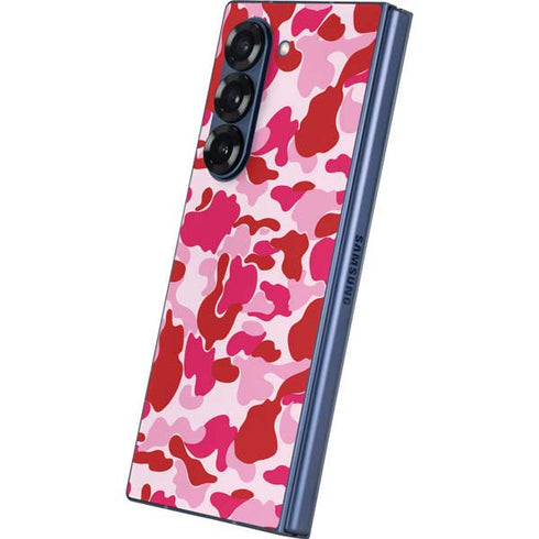 Pink Street Camo Galaxy Z Fold6 Skin