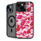 Pink Street Camo iPhone 14 Plus Kickstand Case