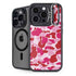 Pink Street Camo iPhone 14 Pro Max Kickstand Case