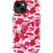 Pink Street Camo iPhone 15 Impact Case