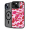 Pink Street Camo iPhone 15 Kickstand Case