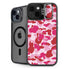 Pink Street Camo iPhone 15 Kickstand Case