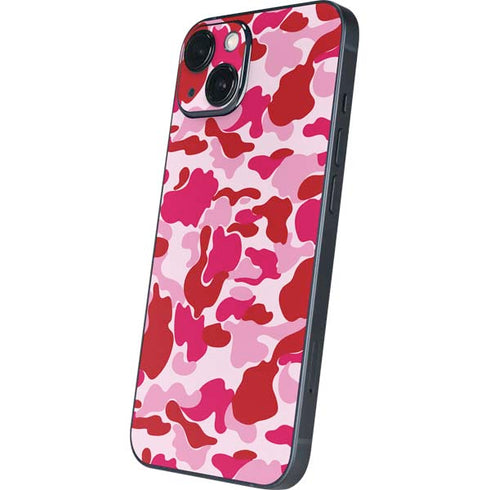 Pink Street Camo iPhone 15 Skin