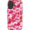 Pink Street Camo iPhone 16 Plus Impact Case