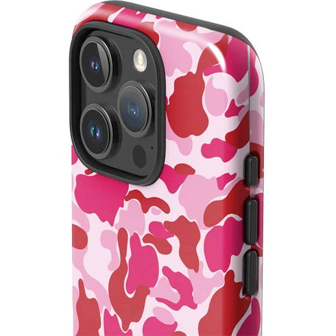 Pink Street Camo iPhone 16 Pro Impact Case