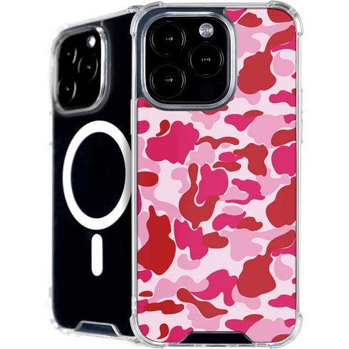 Pink Street Camo iPhone 16 Pro MagSafe Case