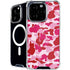 Pink Street Camo iPhone 16 Pro MagSafe Case